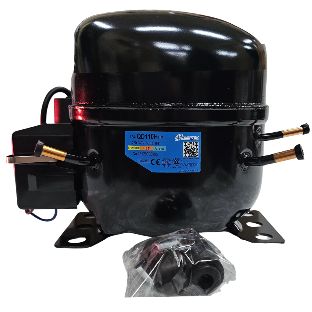 Şerbetmatik Soğutma Kompresörü - QD90H & QD110H Limonata ve Ayran Makinesi Orijinal Motoru (İkili Modeller İçin Uygundur)